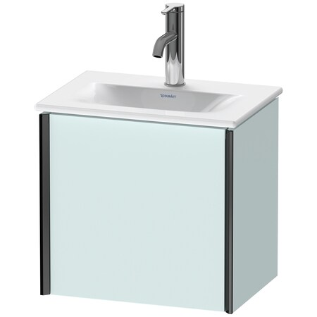 Xviu Wall-Mounted Vanity Unit Light Blue Matt